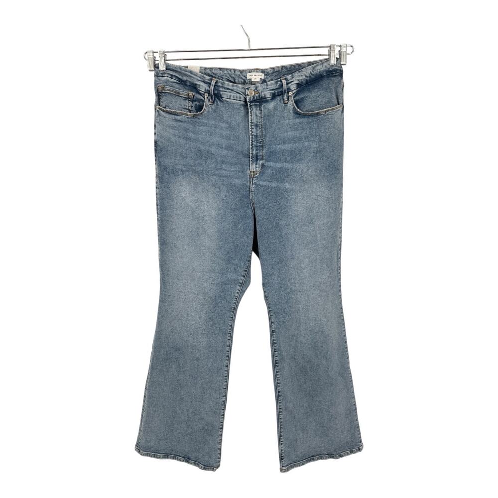 Good American Good Leg Flare denim jeans blue size 26